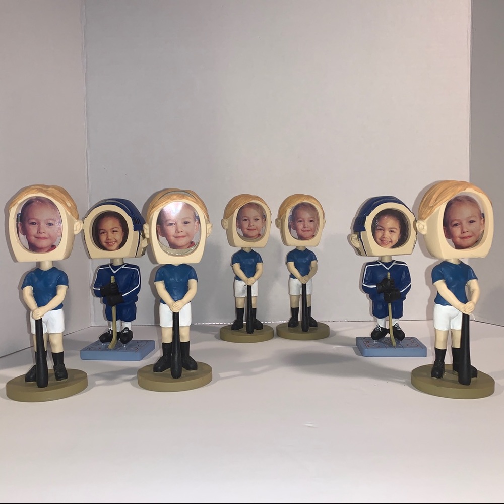 SOLD - TO BE DELETED Personalized Bobble Head Sport Figures.